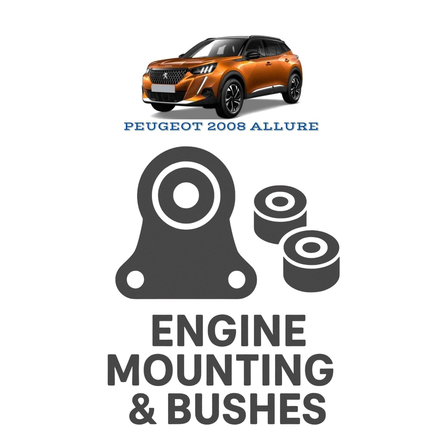 Original PEUGEOT ALLURE 2008 Suspension Bushes & Engine Mounting – in Pakistan
