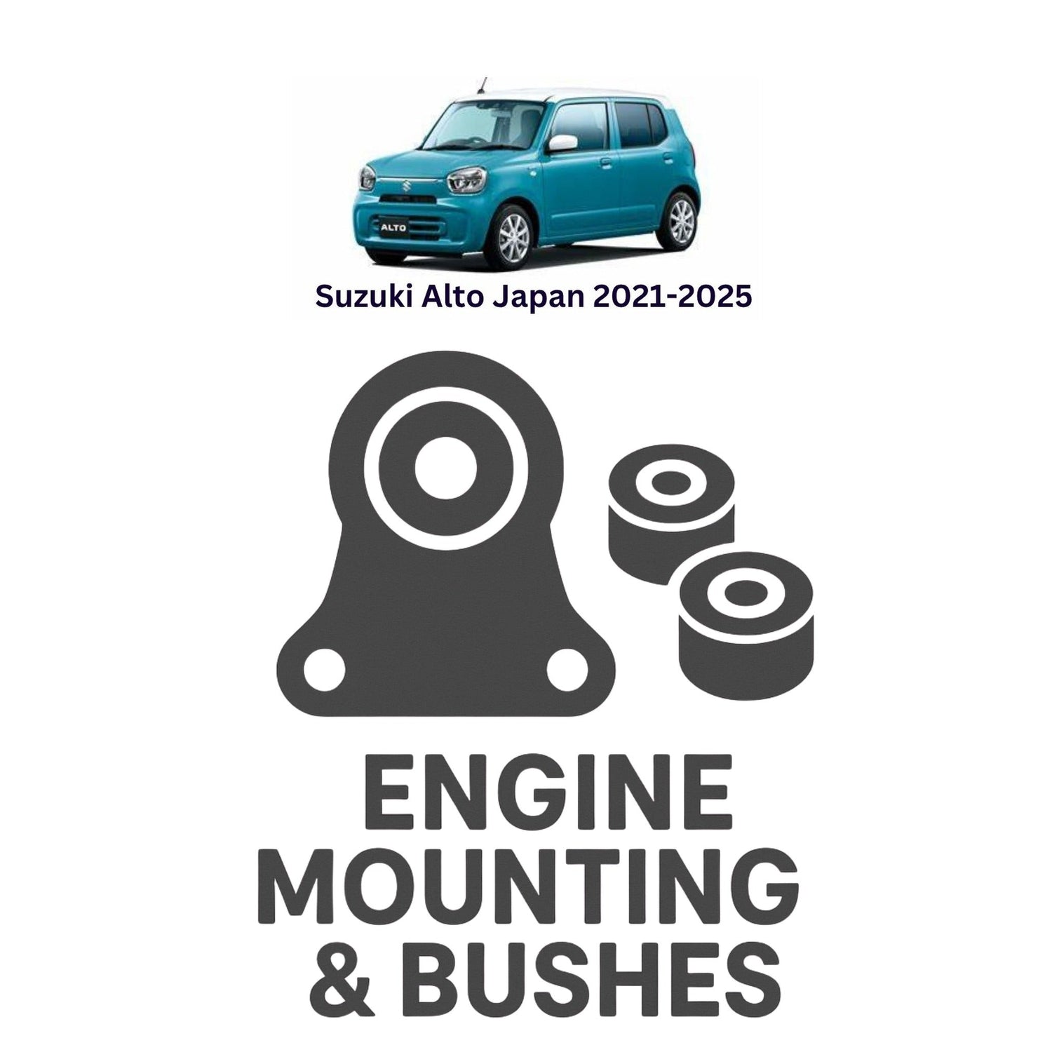 Original Suzuki Alto 2021–2025 Suspension Bushes & Engine Mounting – in Pakistan