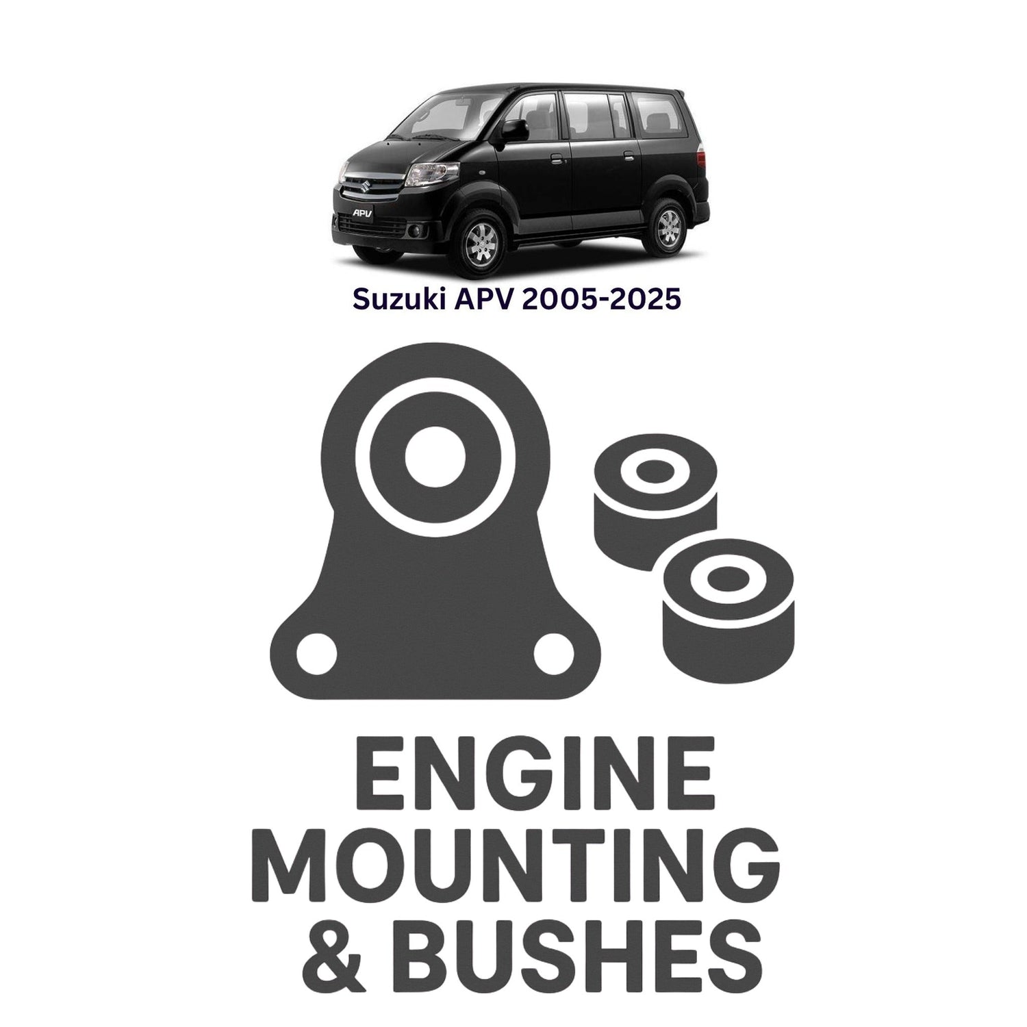 Original Suzuki APV 2005–2025 Suspension Bushes & Engine Mounting – in Pakistan