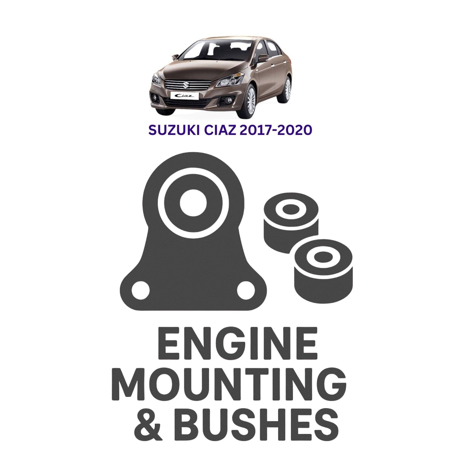 Original Suzuki Ciaz 2017–2020 Suspension Bushes & Engine Mounting – in Pakistan