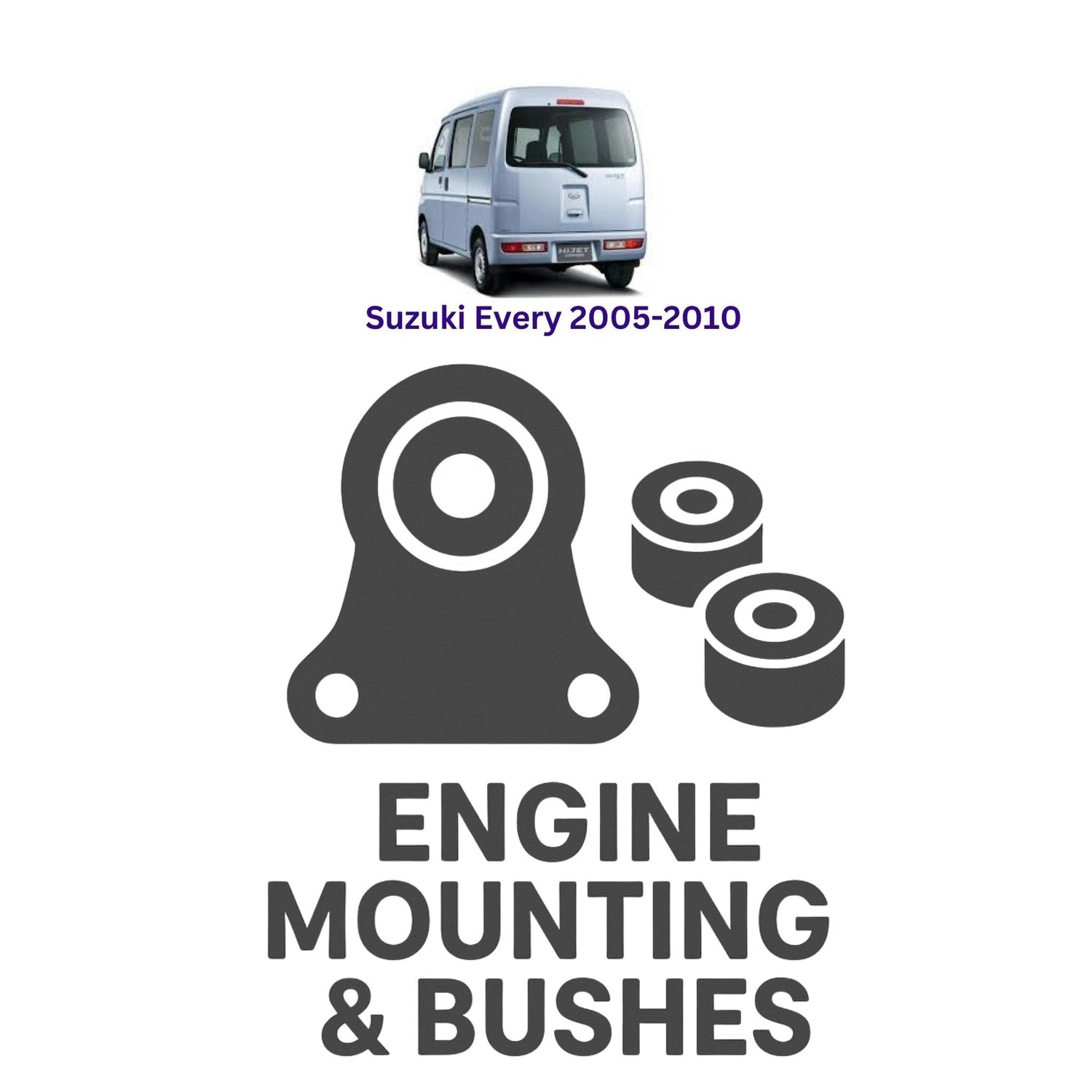 Original Suzuki Every 2005–2010 Suspension Bushes & Engine Mounting – in Pakistan