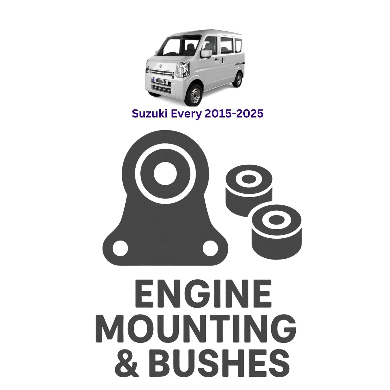 Original Suzuki Every 2015–2025 Suspension Bushes & Engine Mounting – in Pakistan