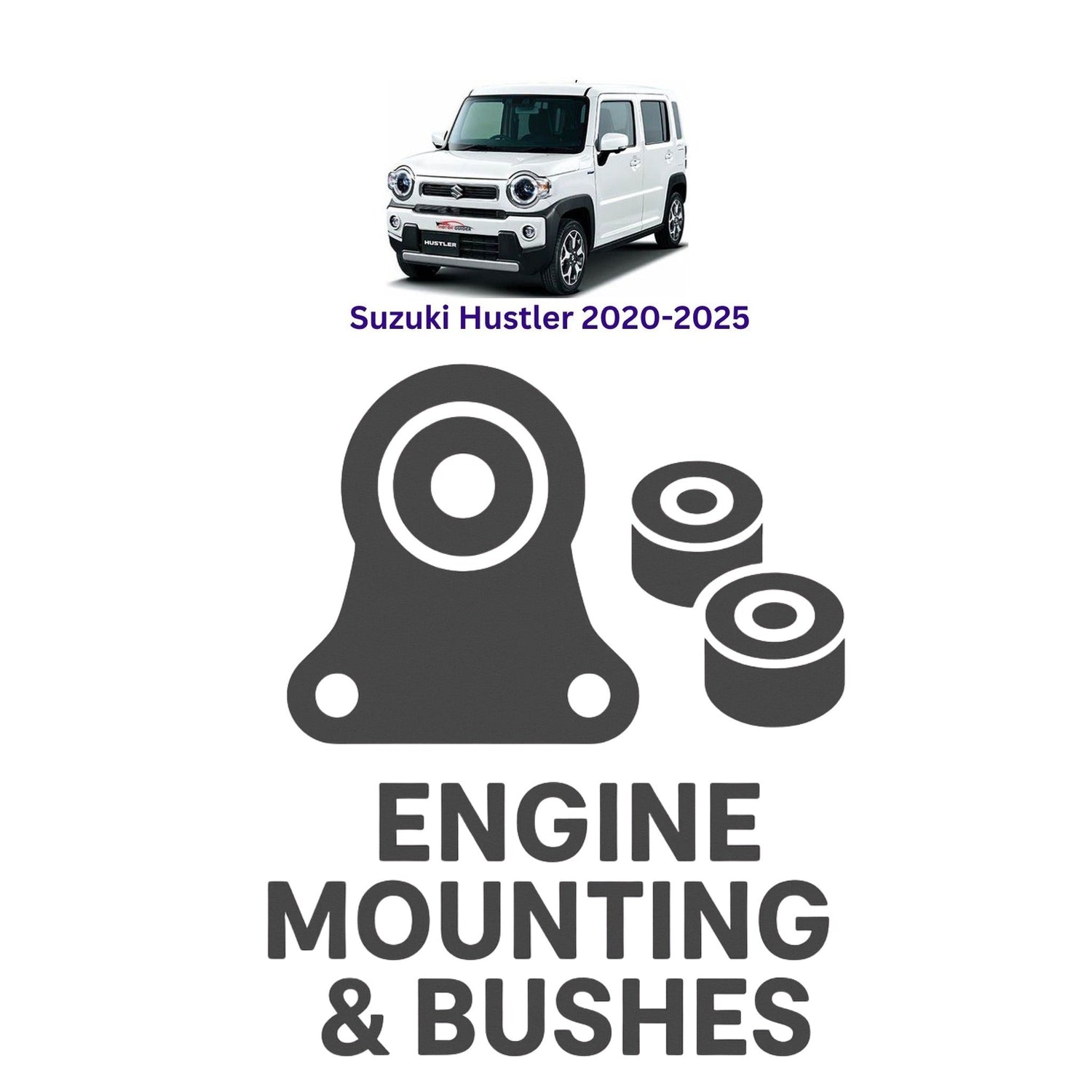Original Suzuki Hustler 2020–2025 Suspension Bushes & Engine Mounting – in Pakistan