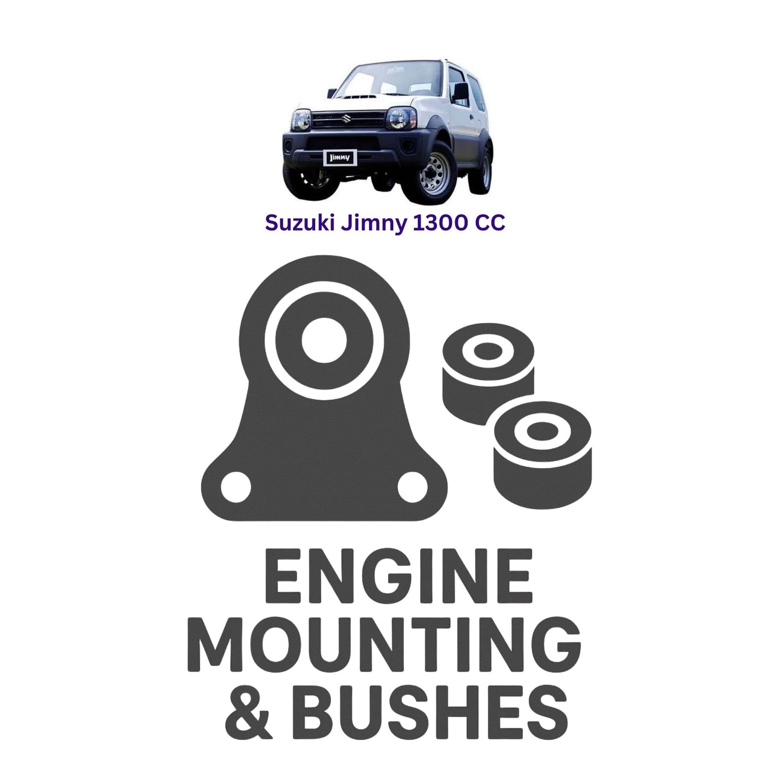 Original Suzuki Jimny 1300 CC Suspension Bushes & Engine Mounting – in Pakistan
