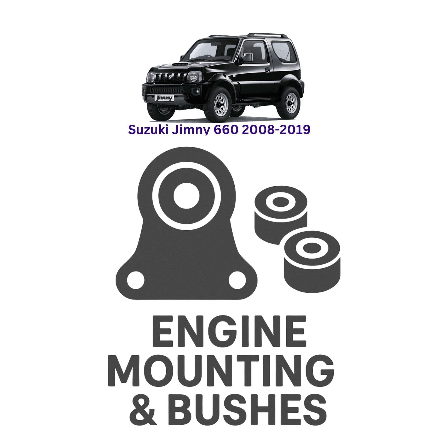 Original Suzuki Jimny 660 2008–2019 Suspension Bushes & Engine Mounting – in Pakistan