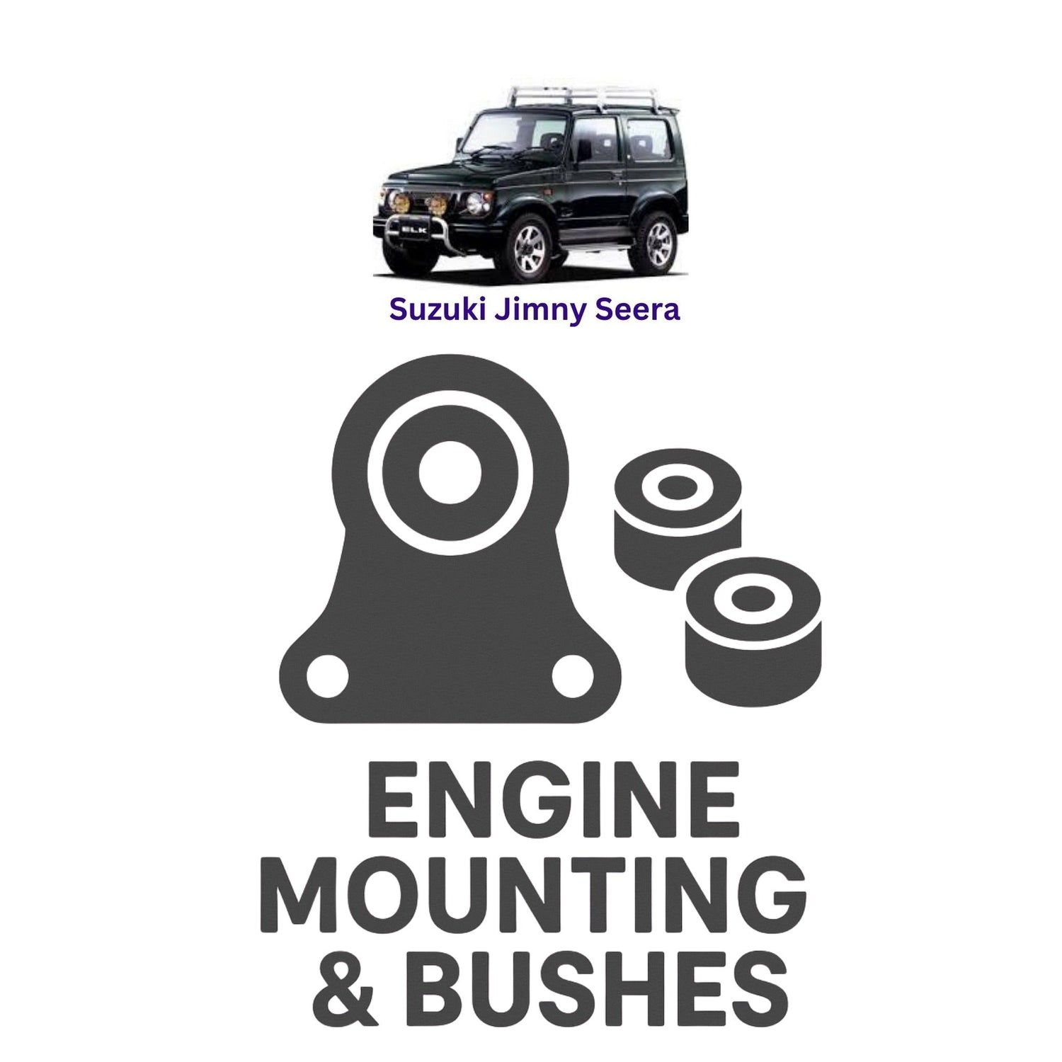 Original Suzuki Jimny Seera Suspension Bushes & Engine Mounting – in Pakistan