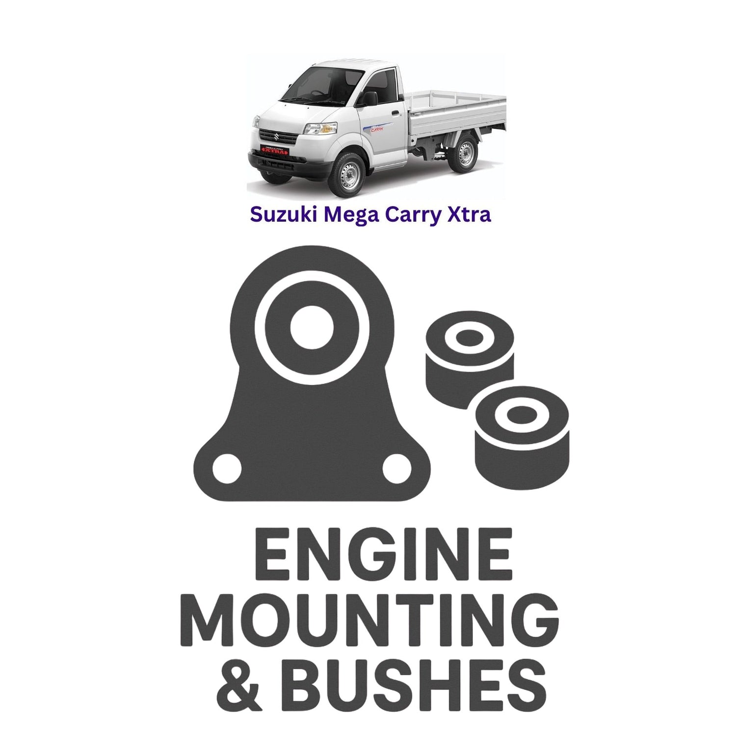 Original Suzuki Mega Carry Xtra Suspension Bushes & Engine Mounting – in Pakistan