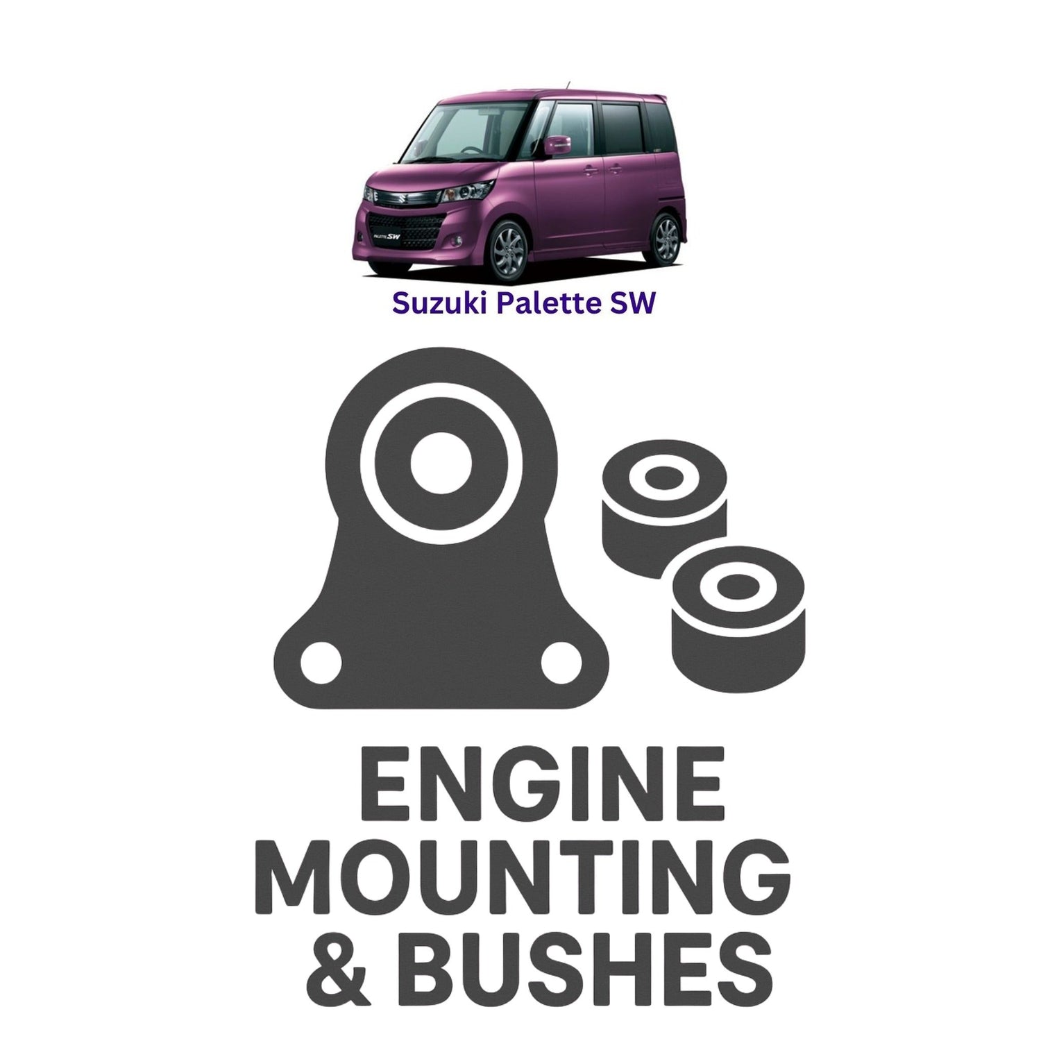 Original Suzuki Palette SW Suspension Bushes & Engine Mounting – in Pakistan