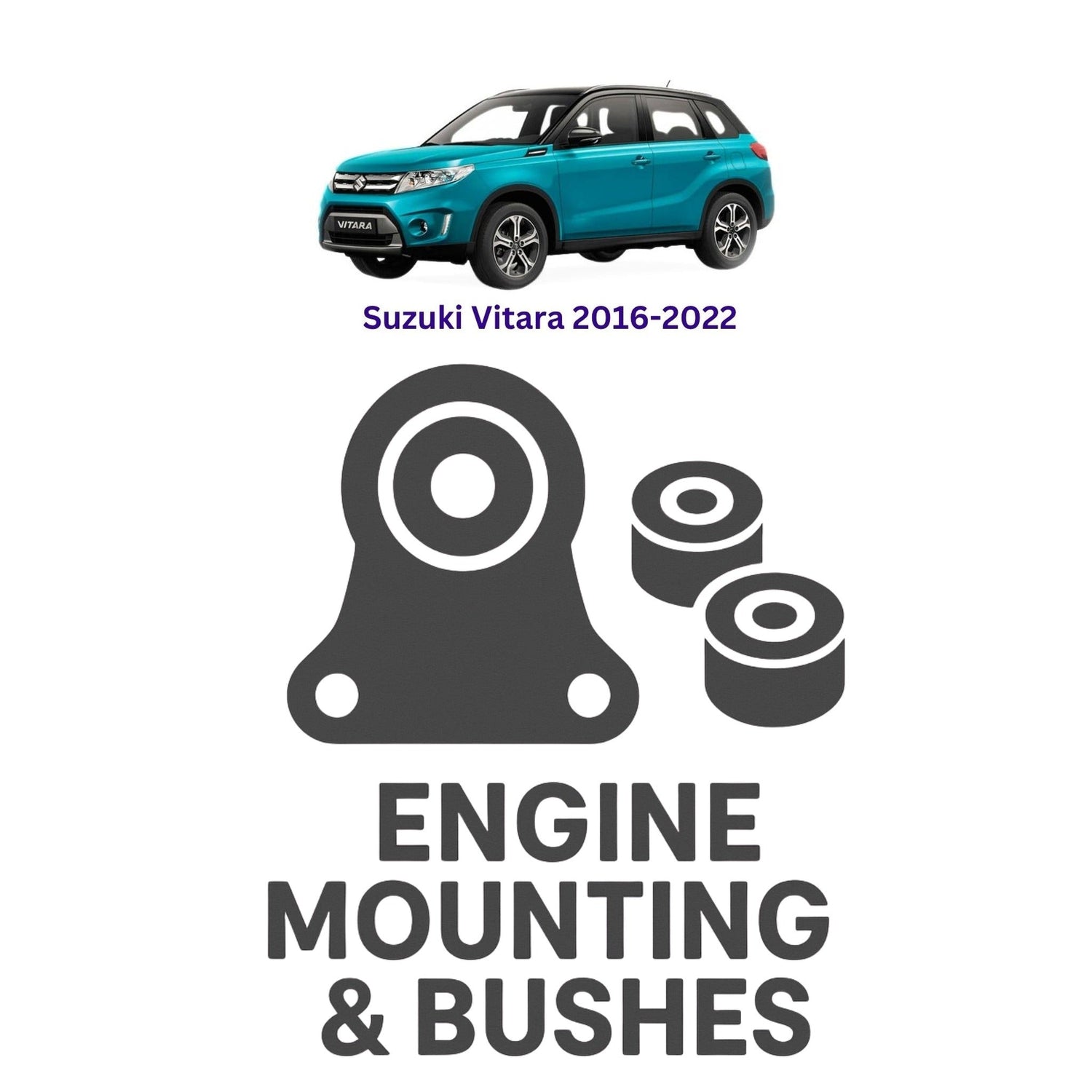 Original Suzuki Vitara 2016–2022 Suspension Bushes & Engine Mounting – in Pakistan