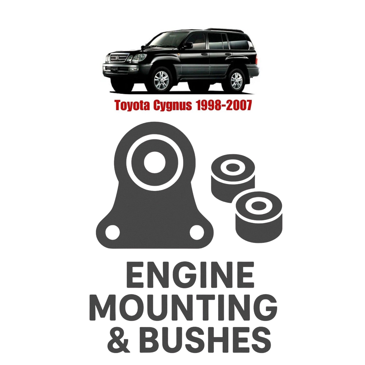 Original Toyota Cygnus 1998–2007 Suspension Bushes & Engine Mounting – in Pakistan