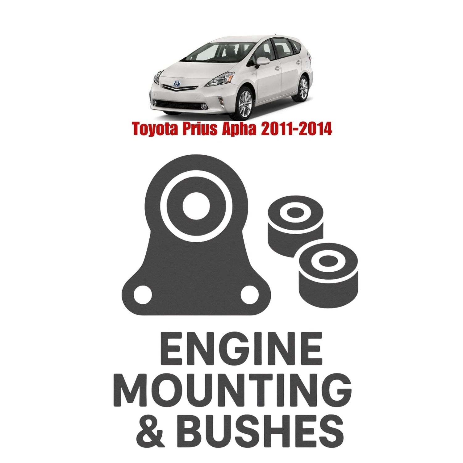 Original Toyota Prius Apha 2011–2014 Suspension Bushes & Engine Mounting – in Pakistan