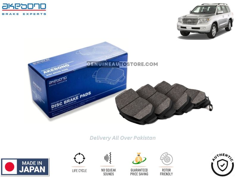 Toyota Land Cruiser 2007-2015 - Front Brake Pads - Akebono