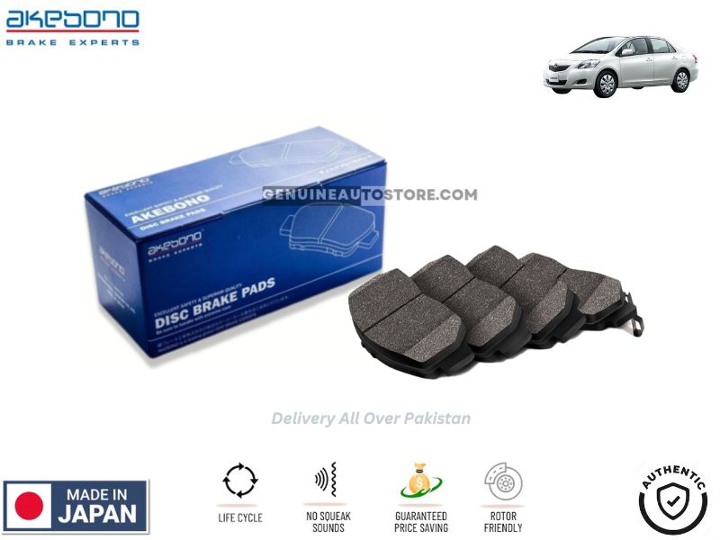 Toyota Belta 2005-2012 - Front Brake Pads - Akebono