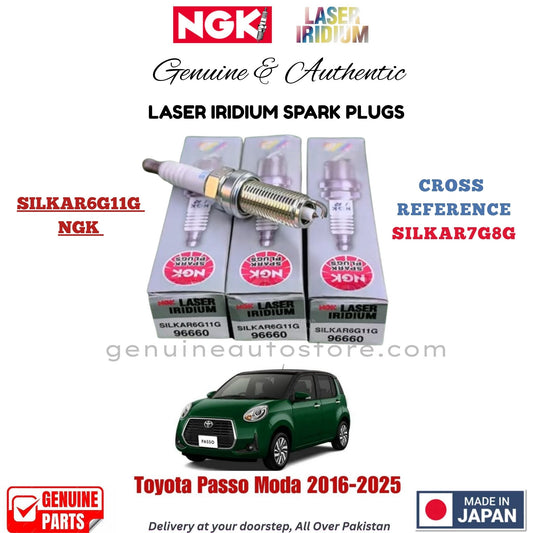 Toyota Passo Moda 2016-2025 Laser Iridium Spark Plug NGK