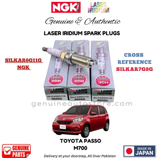Toyota Passo M700 Laser Iridium Spark Plug NGK