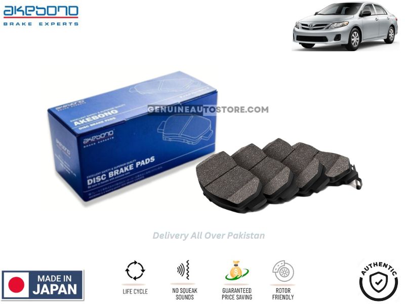 Toyota Corolla Altis 2008-2014 - Rear Brake Pads - Akebono