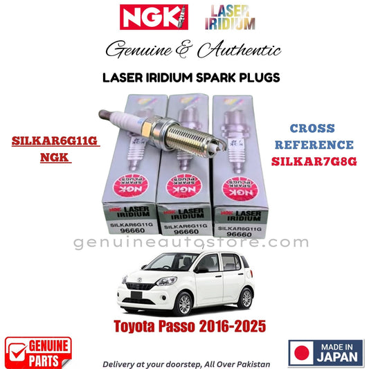 Toyota Passo 2016-2025 Laser Iridium Spark Plug NGK