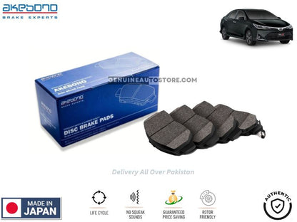 Toyota Corolla Altis 2018-2024 - Front Brake Pads - Akebono