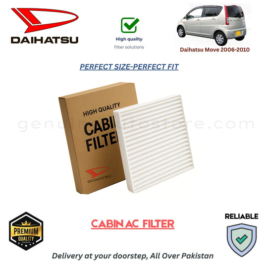 Daihatsu Move 2006-2010 CABIN AC FILTER in Pakistan. 100% Genuine, Reliable, Best Price, Cash on Delivery Available  