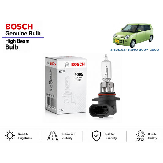Nissan Pino 2007-2008 High Beam Headlight Bulb Bosch