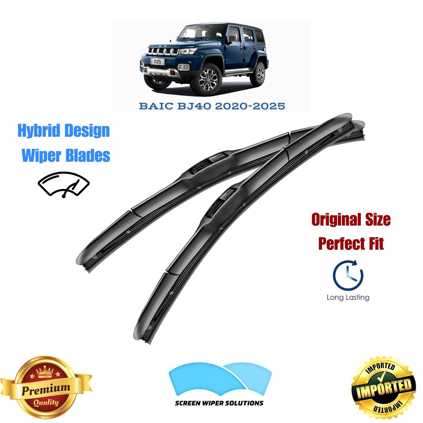 Buy Authentic Wiper Blade Set for Honda Accord 2018-2025. Fast delivery with COD anywhere in PAKISTAN.  Reliable wipers, perfect fitting, best prices.