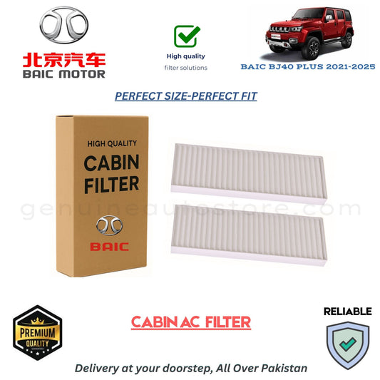 BAIC BJ40 PLUS 2021-2025 CABIN AC FILTER in Pakistan. 100% Genuine, Reliable, Best Price, Cash on Delivery Available 