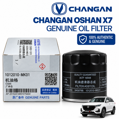 Buy Changan Oshan X7 Genuine Oil Filter in Pakistan at GenuineAutoStore. Delivery All Over Pakistan