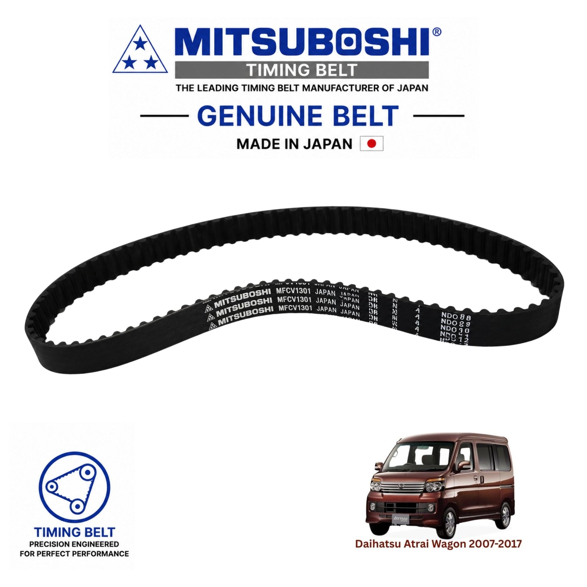 Buy Daihatsu Atrai Wagon 2007-2017 Timing Belt Japan - Mitsuboshi in Pakistan