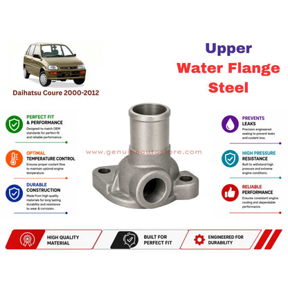 Buy Daihatsu Coure 2000-2012 Upper Water Flange Steel in Pakistan