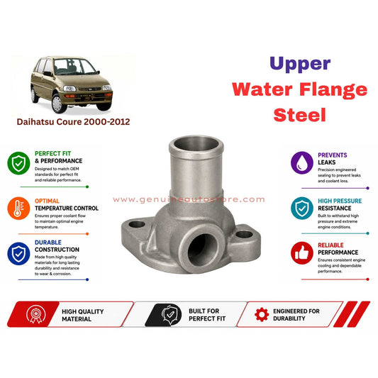 Buy Daihatsu Coure 2000-2012 Upper Water Flange Steel in Pakistan