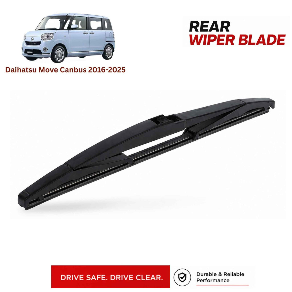 Buy Daihatsu Move Canbus 2016-2025 Rear Wiper Blade in Pakistan at best Price