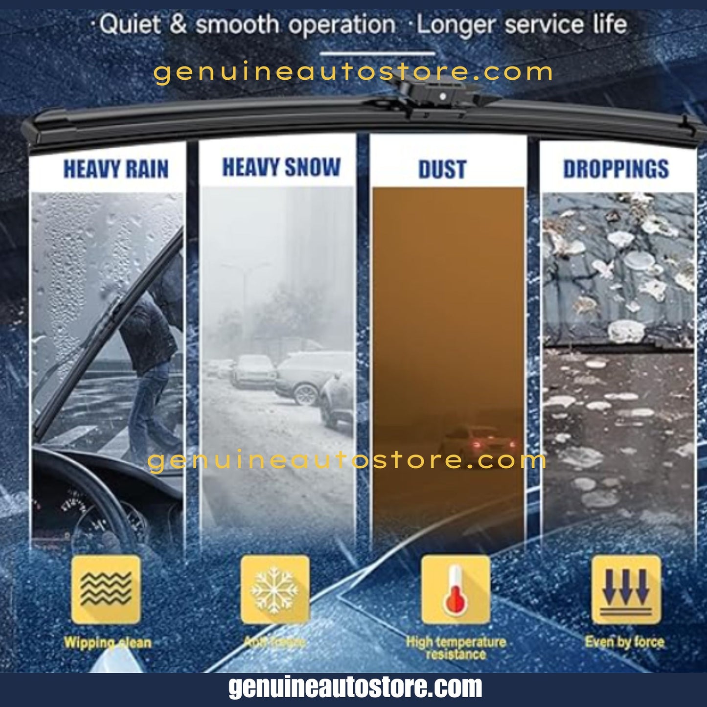 Buy Daihatsu Move Custom BOSCH Wiper Blades Button Type in Pakistan