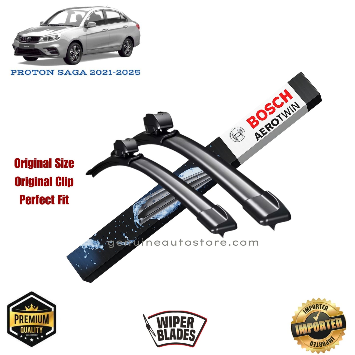 Buy High Quality Proton Saga BOSCH Wiper Blades in Pakistan