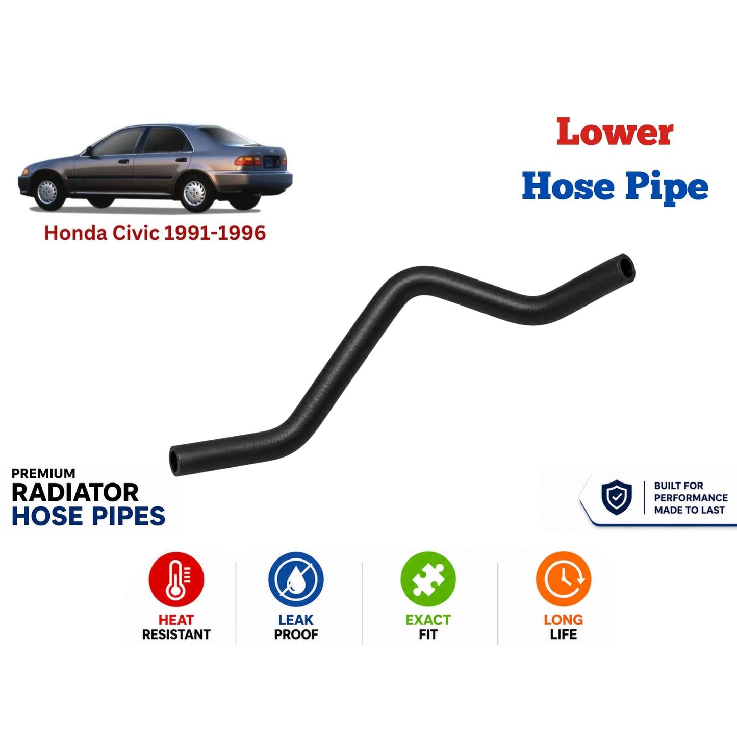 Buy Honda Civic 1991-1996 Lower Hose Pipe in Pakistan