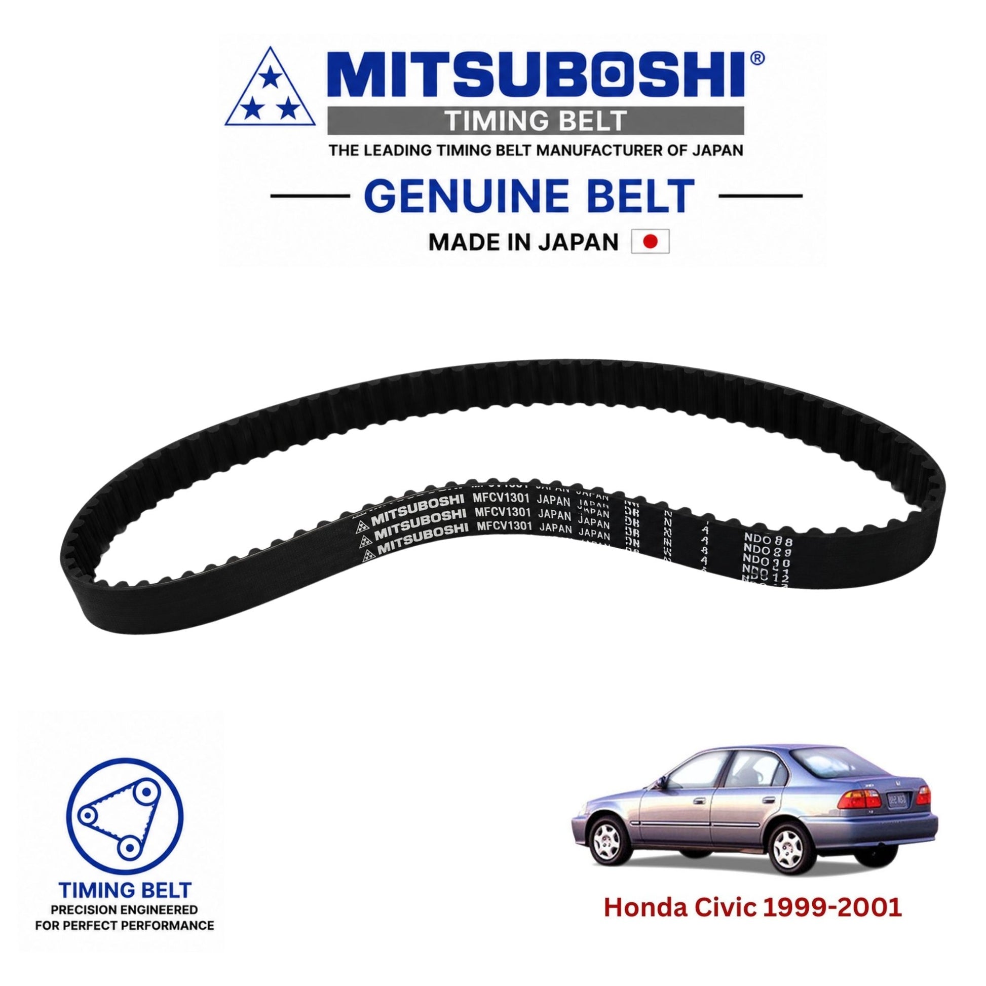Buy Honda Civic 1999-2001 Timing Belt Japan - Mitsuboshi in Pakistan