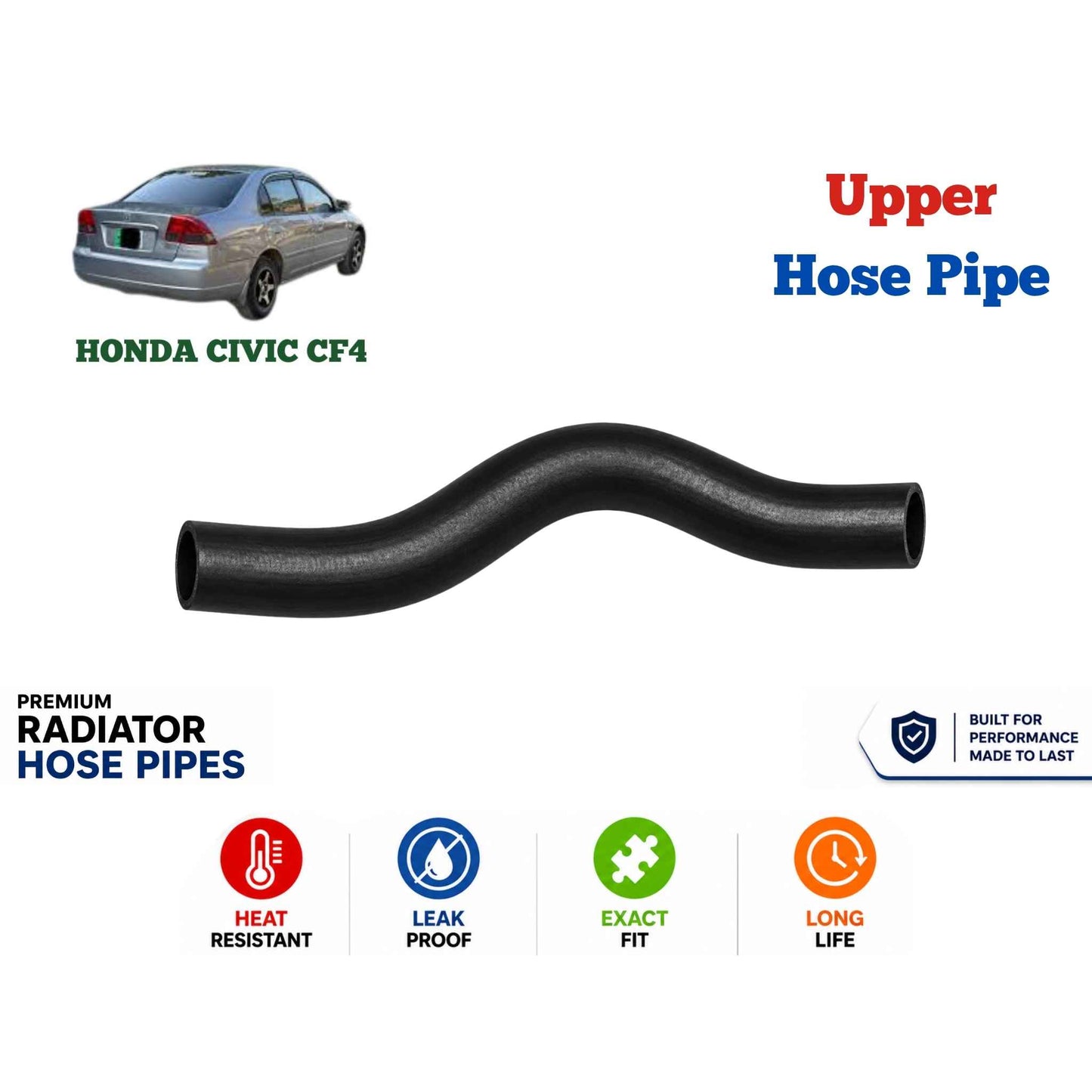 Buy Honda Civic CF4 Upper Hose Pipe in Pakistan