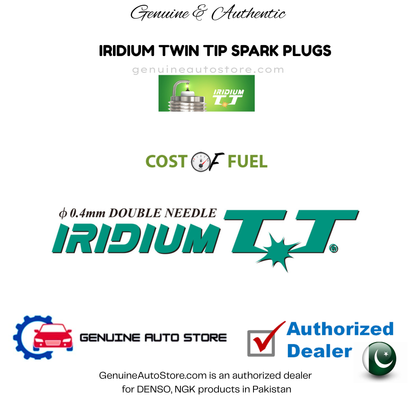 Buy Kia Carnival 3500cc Spark Plugs Iridium Twin Tip 6 Pc in Pakistan