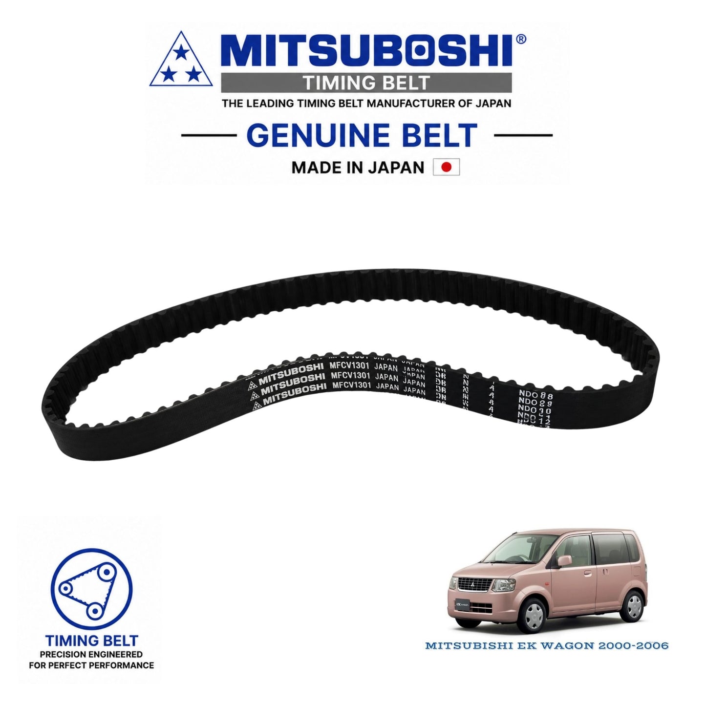 Buy MITSUBISHI EK WAGON 2002-2006 Timing Belt Japan - Mitsuboshi in Pakistan 
