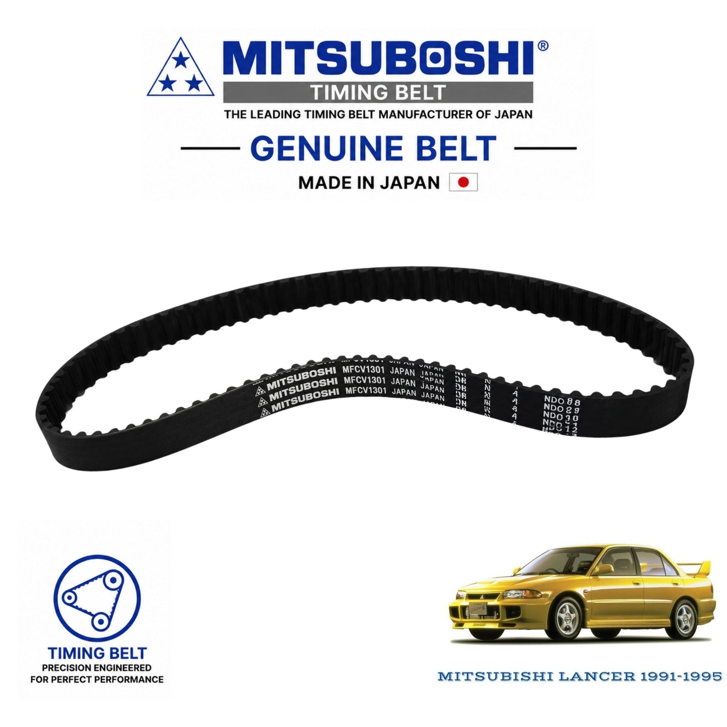 Buy MITSUBISHI LANCER 1991-1995 Timing Belt Japan - Mitsuboshi in Pakistan