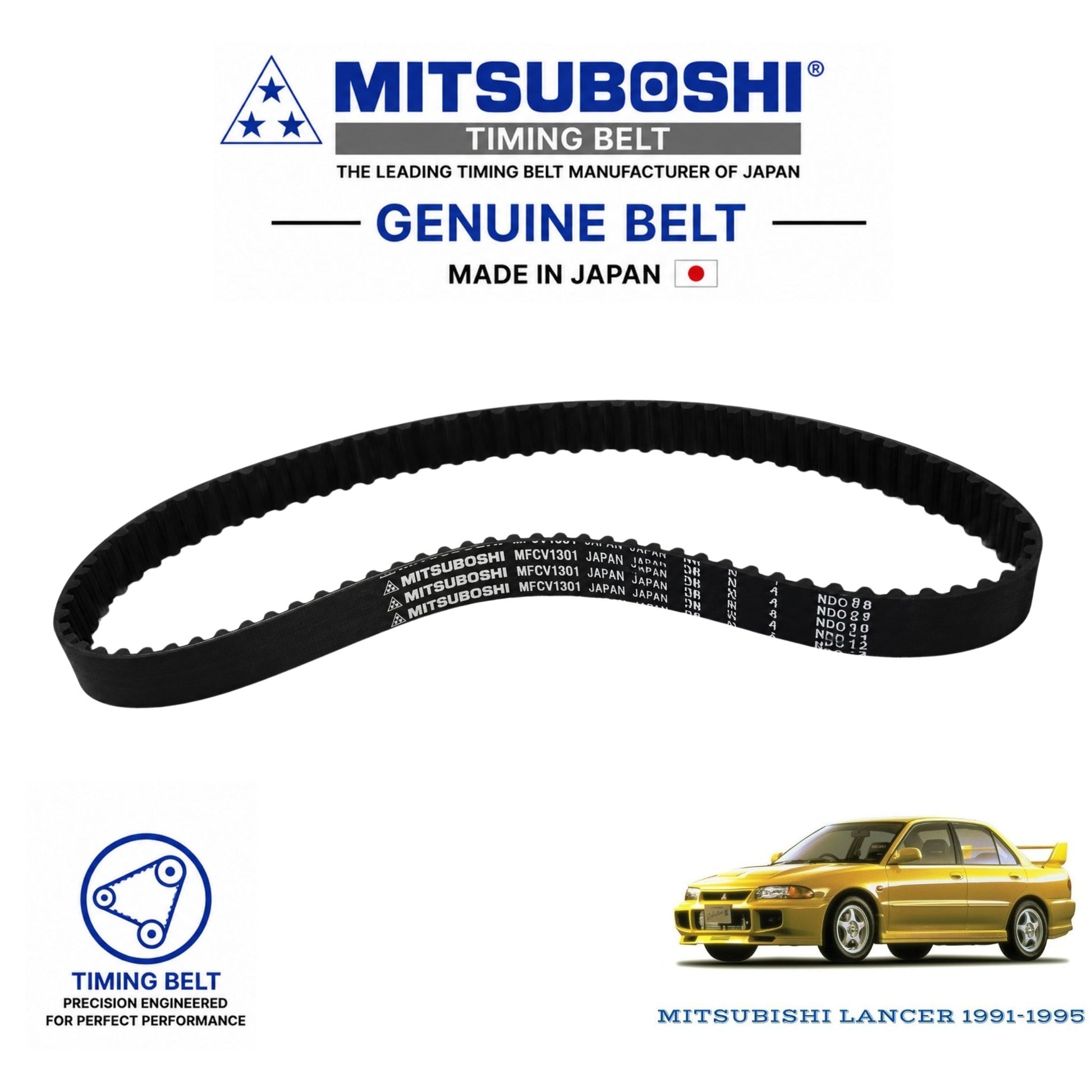 Buy MITSUBISHI LANCER 1991-1995 Timing Belt Japan - Mitsuboshi in Pakistan