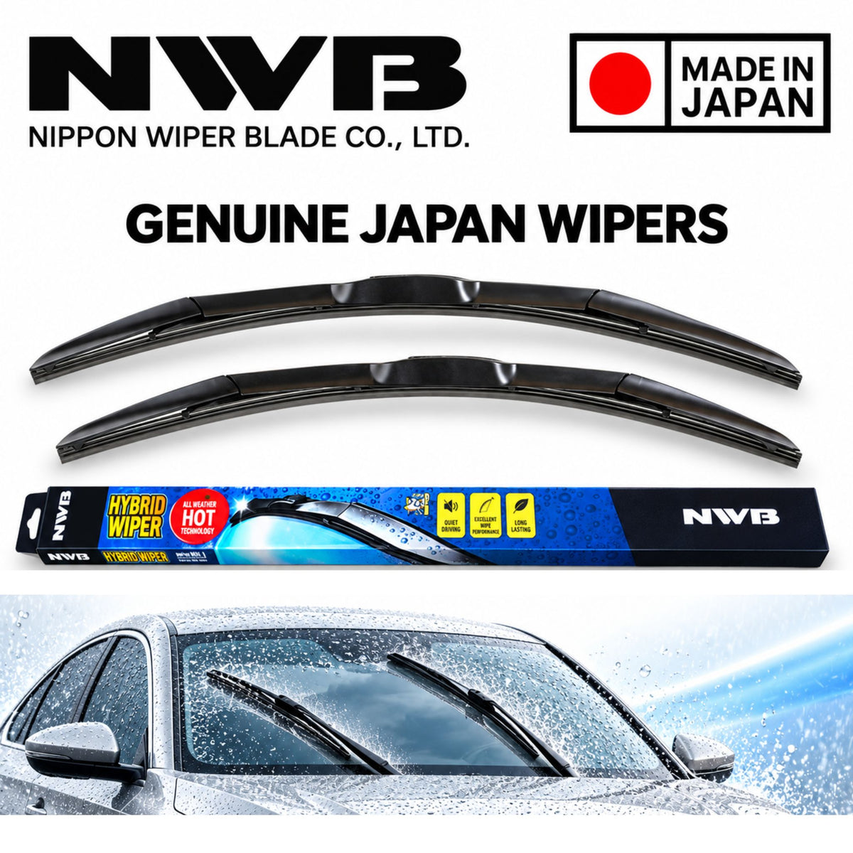 Buy Original Wipers for Toyota Prius 2015-2022 in Pakistan