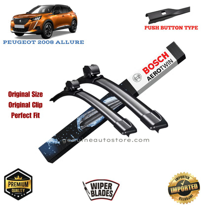 Buy Peugeot 2008 Allure BOSCH Wiper Blades Button Type in Pakistan