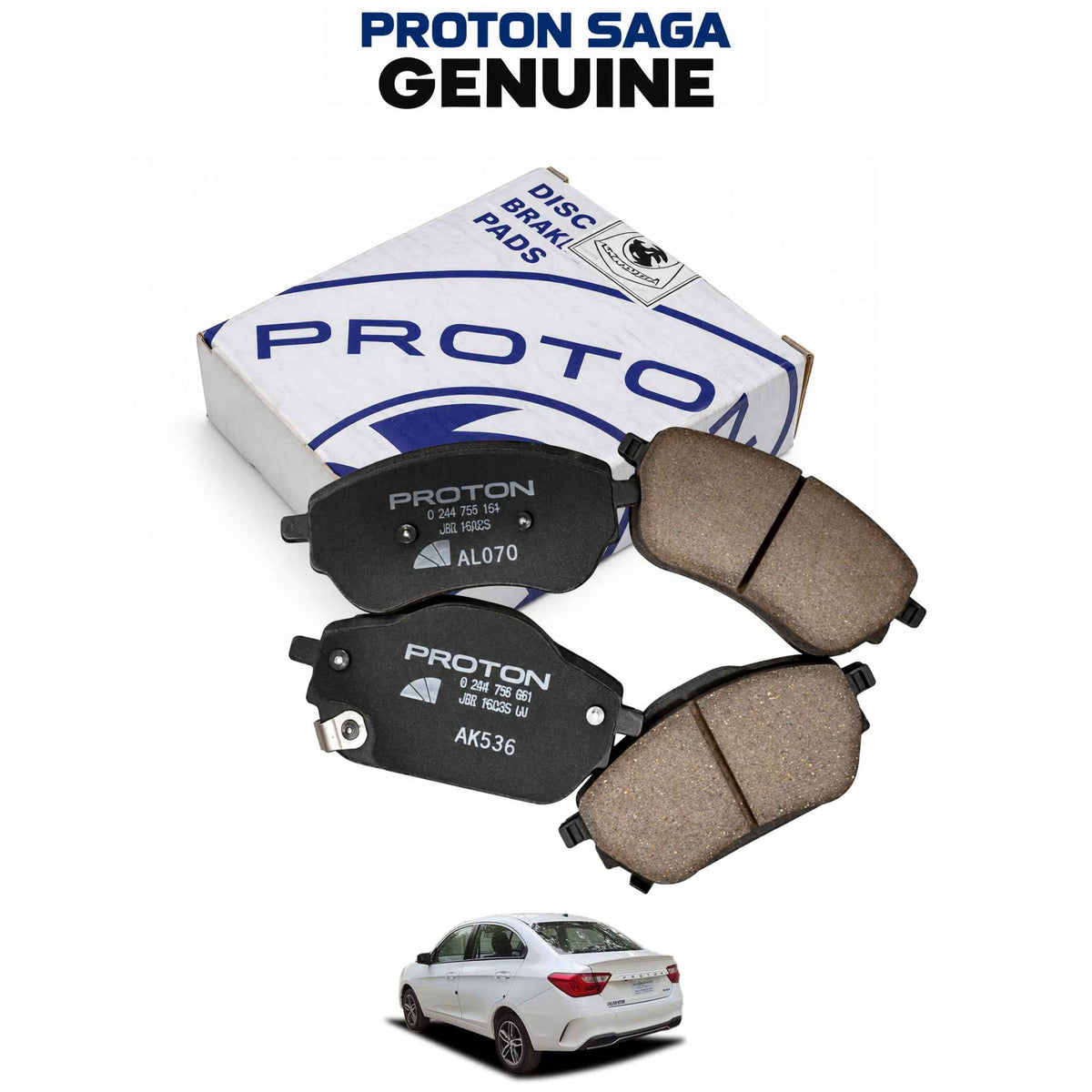 Buy Proton Saga Genuine Front Brake Pads in Pakistan at best price