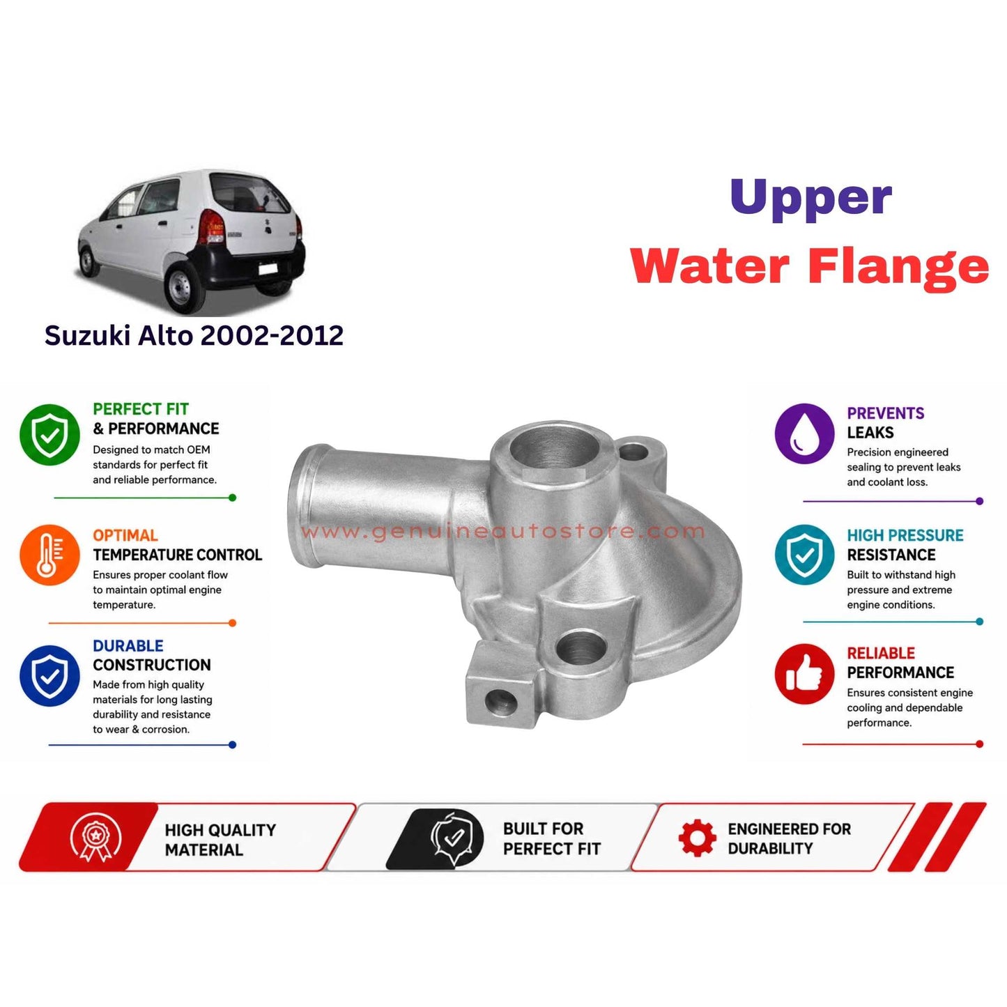 Buy Suzuki Alto 2002-2012 Upper Water Flange in Pakistan