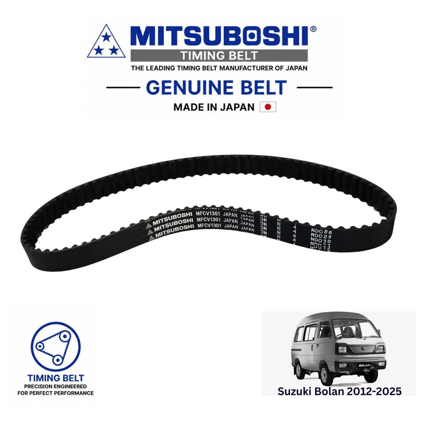 Buy Suzuki Bolan 2012-2025 Timing Belt Japan - Mitsuboshi in Pakistan