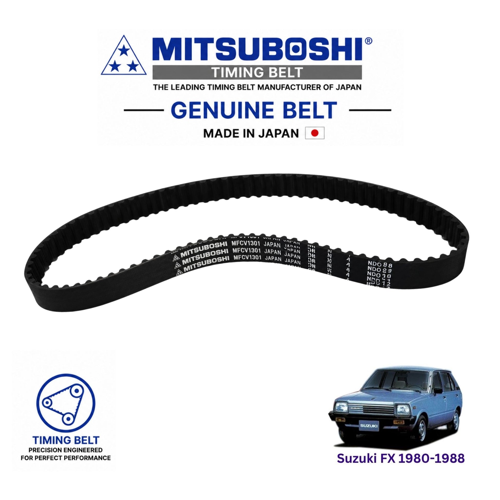 Buy Suzuki FX 1980-1988 Timing Belt Japan - Mitsuboshi in Pakistan