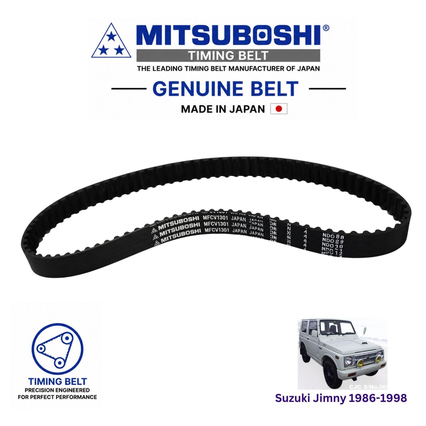 Buy Suzuki Jimny 1986-1998 Timing Belt Japan - Mitsuboshi in Pakistan