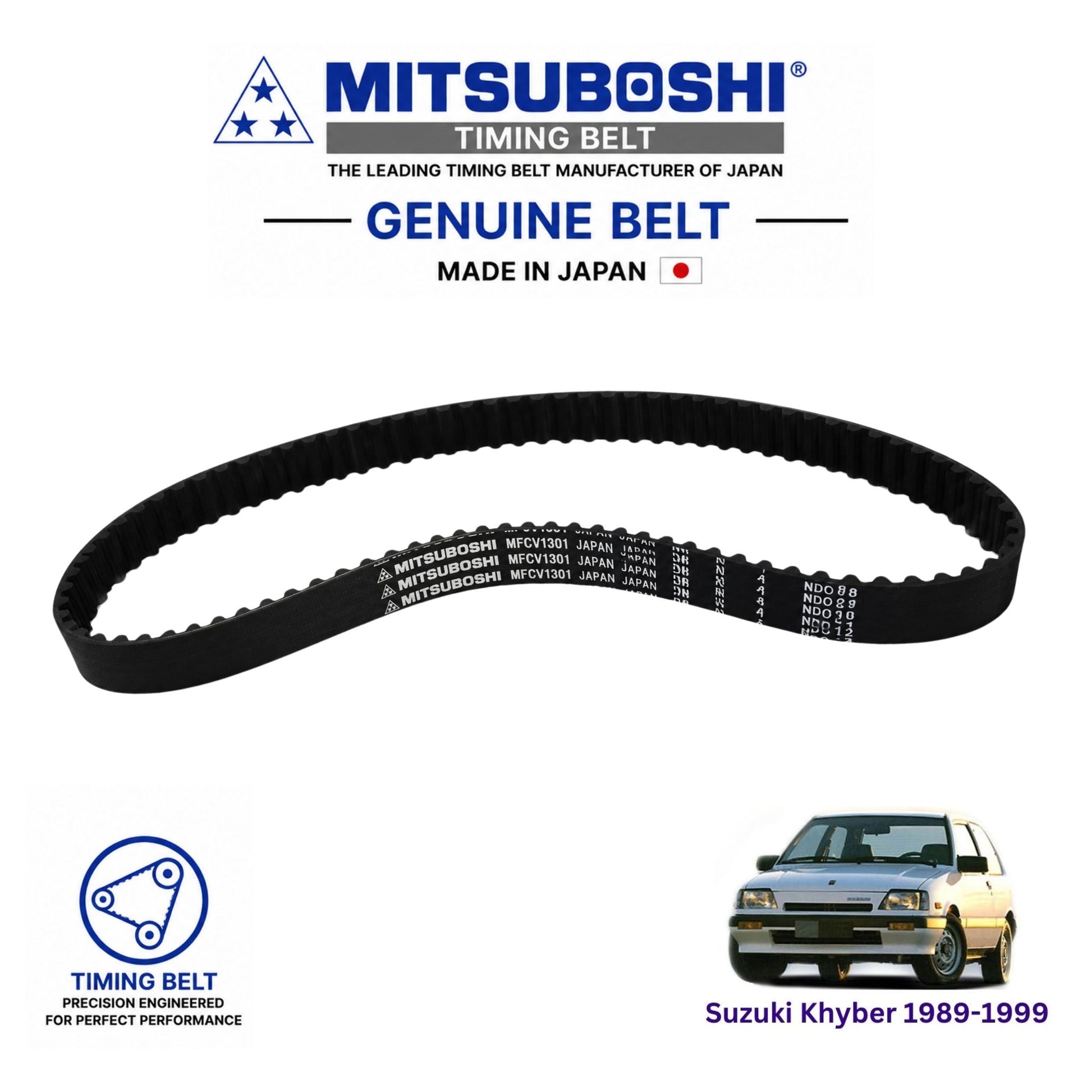 Buy Suzuki Khyber 1989-1999 Timing Belt Japan - Mitsuboshi in Pakistan