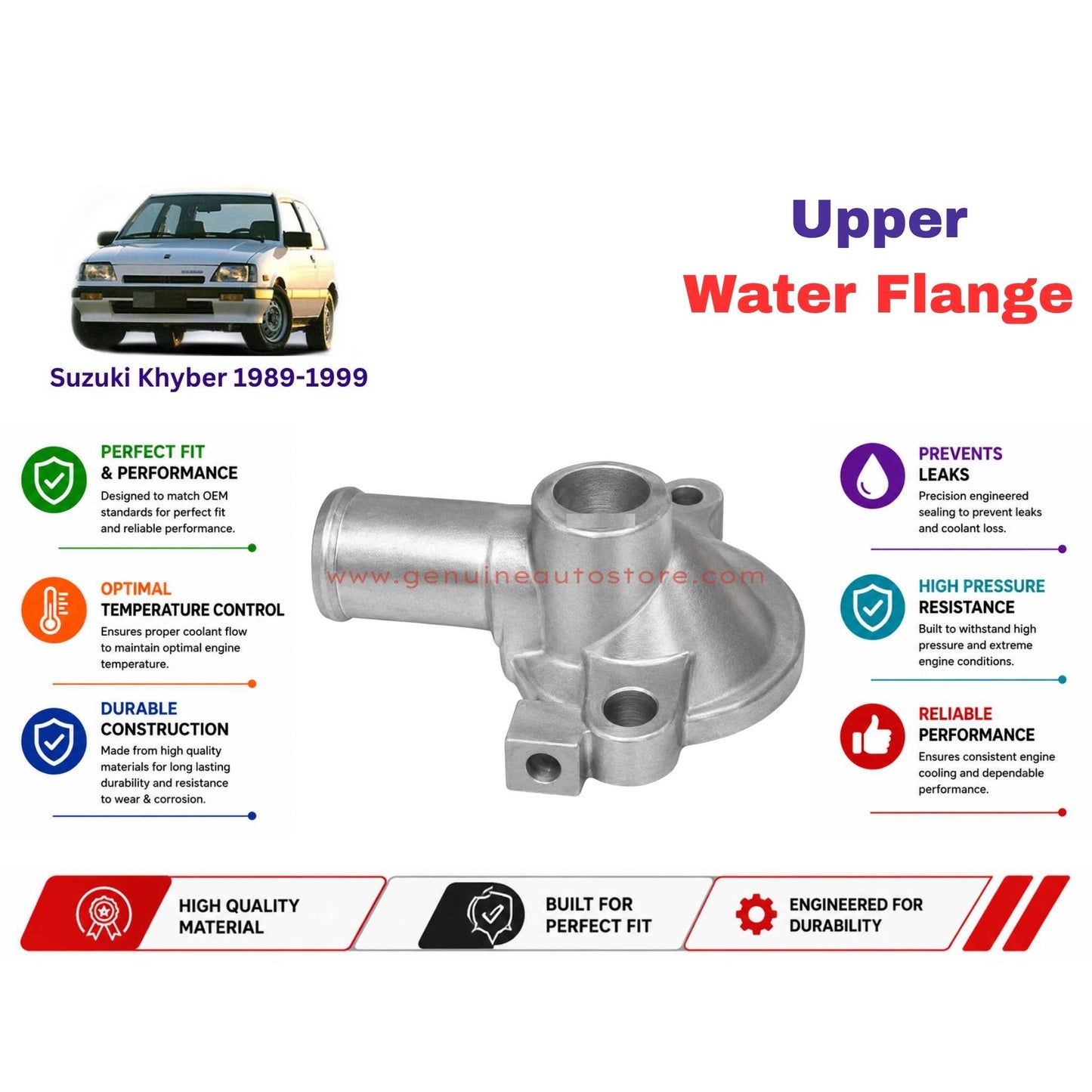 Buy Suzuki Khyber 1989-1999 Upper Water Flange in Pakistan