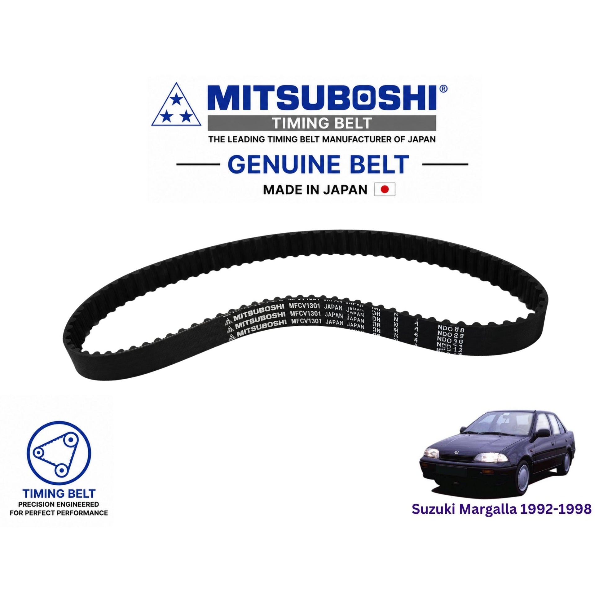 Buy Suzuki Margalla 1992-1998 Timing Belt Japan - Mitsuboshi in Pakistan